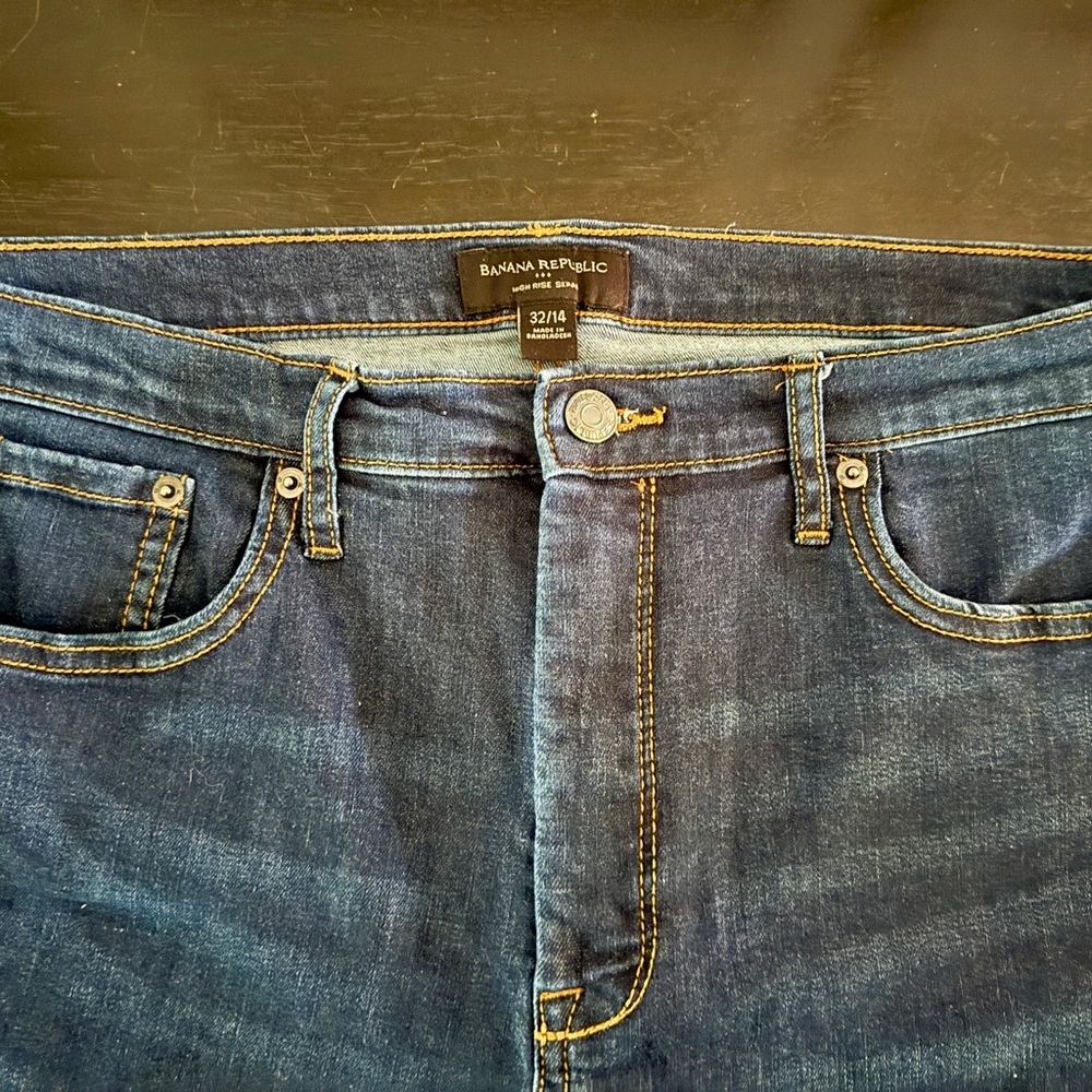 Banana Republic High Rise Skinny Jeans